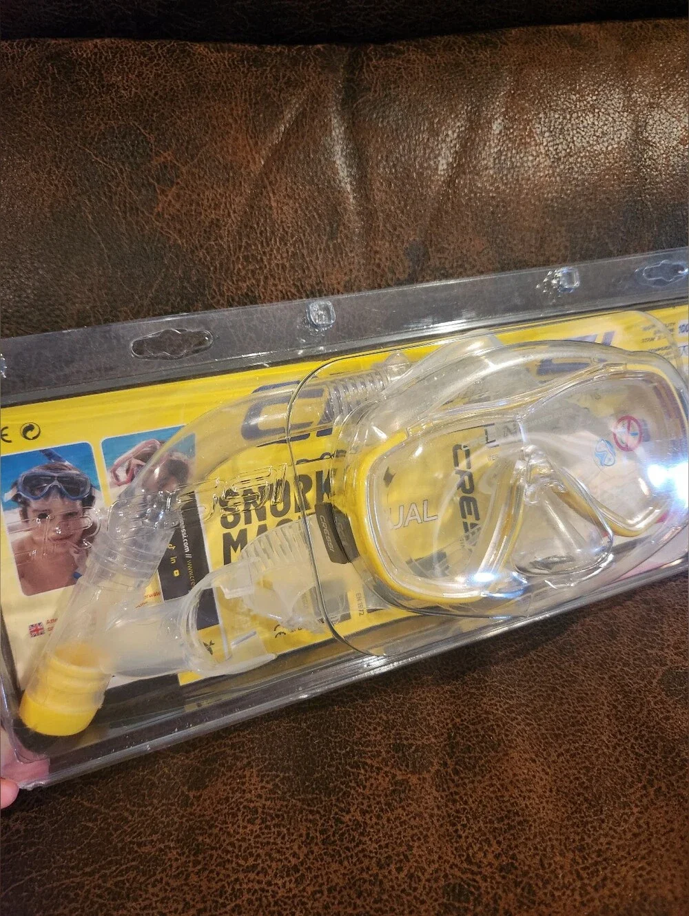 Cressi Children Wide View Comfortable Snorkeling Set, New in Packaging